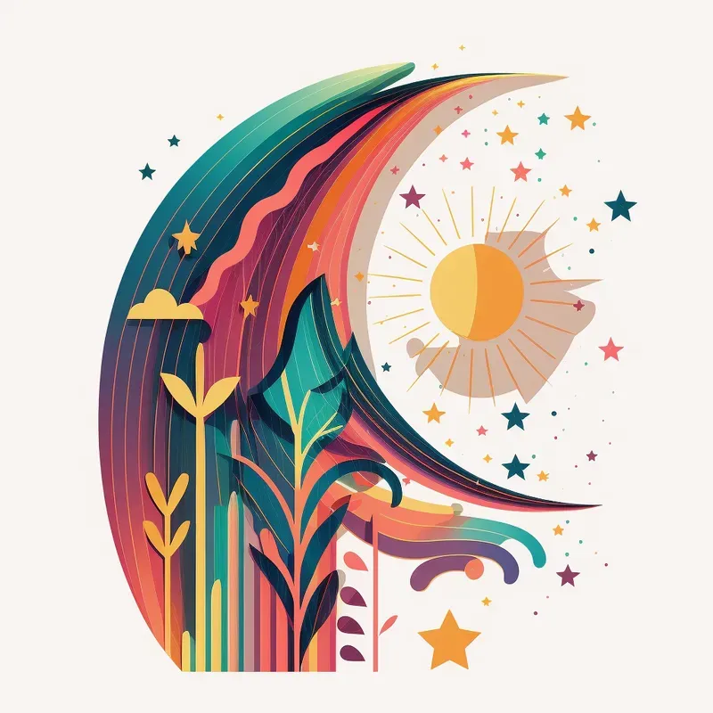 Glittering Illustrations