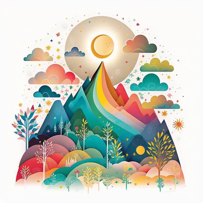 Glittering Illustrations