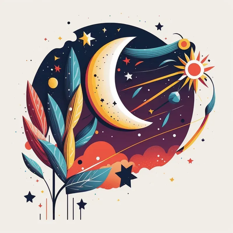 Glittering Illustrations
