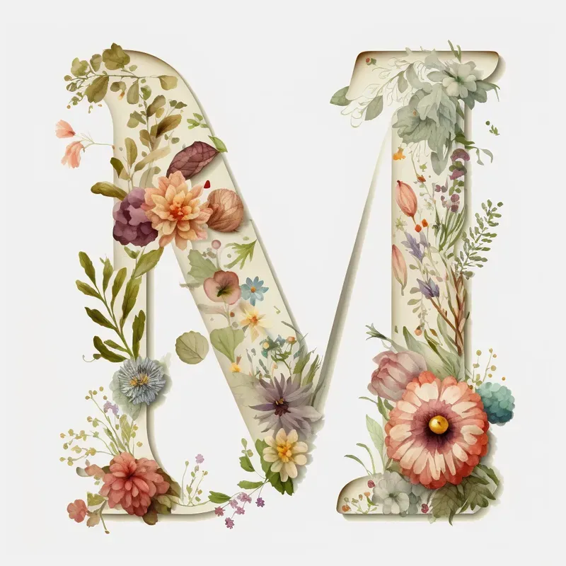 Flowery Letters