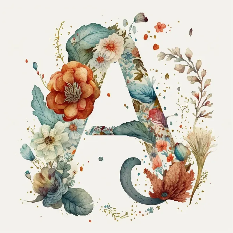Flowery Letters