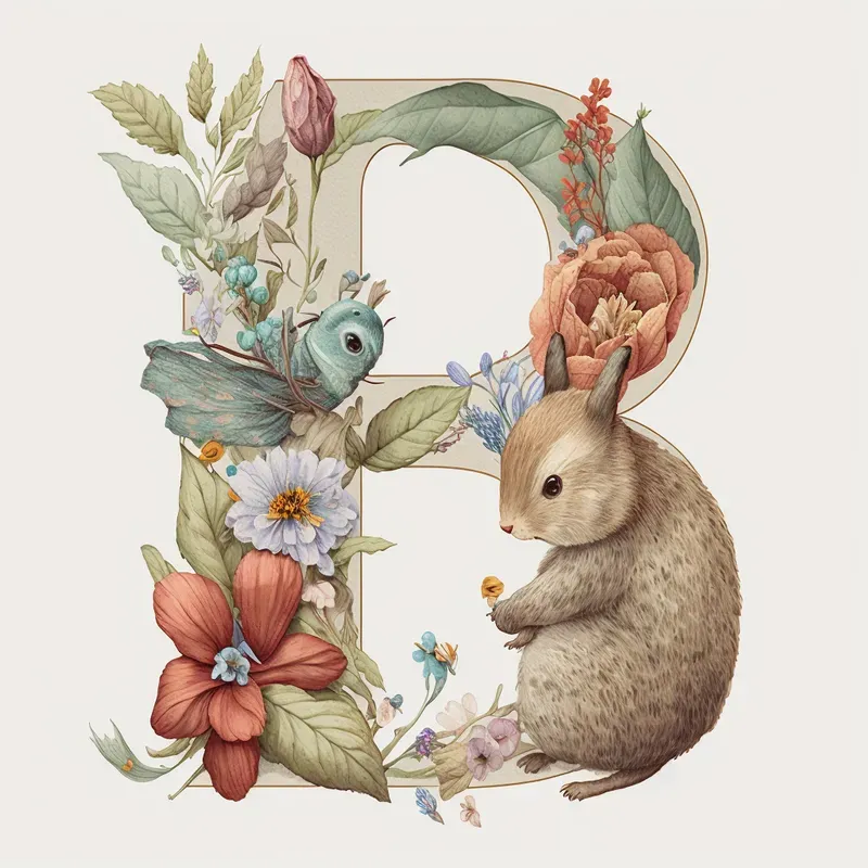Flowery Letters