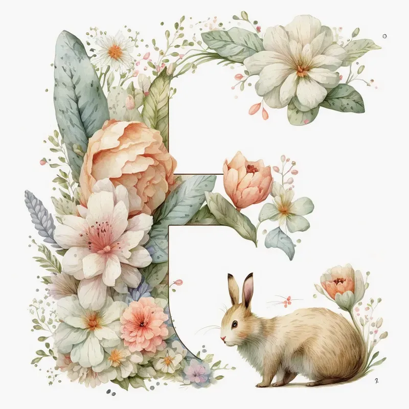 Flowery Letters