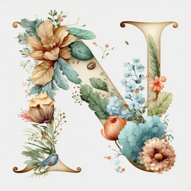 Flowery Letters