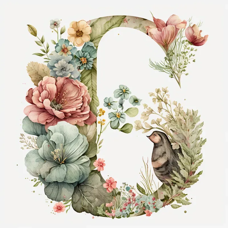 Flowery Letters