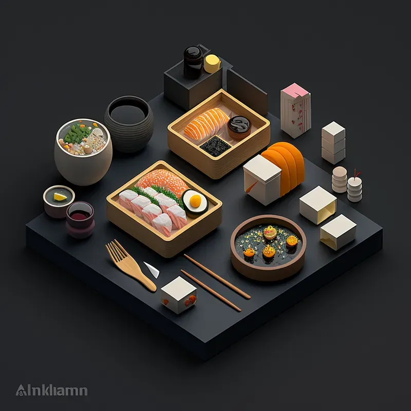 Minimalistic Food Set Ups