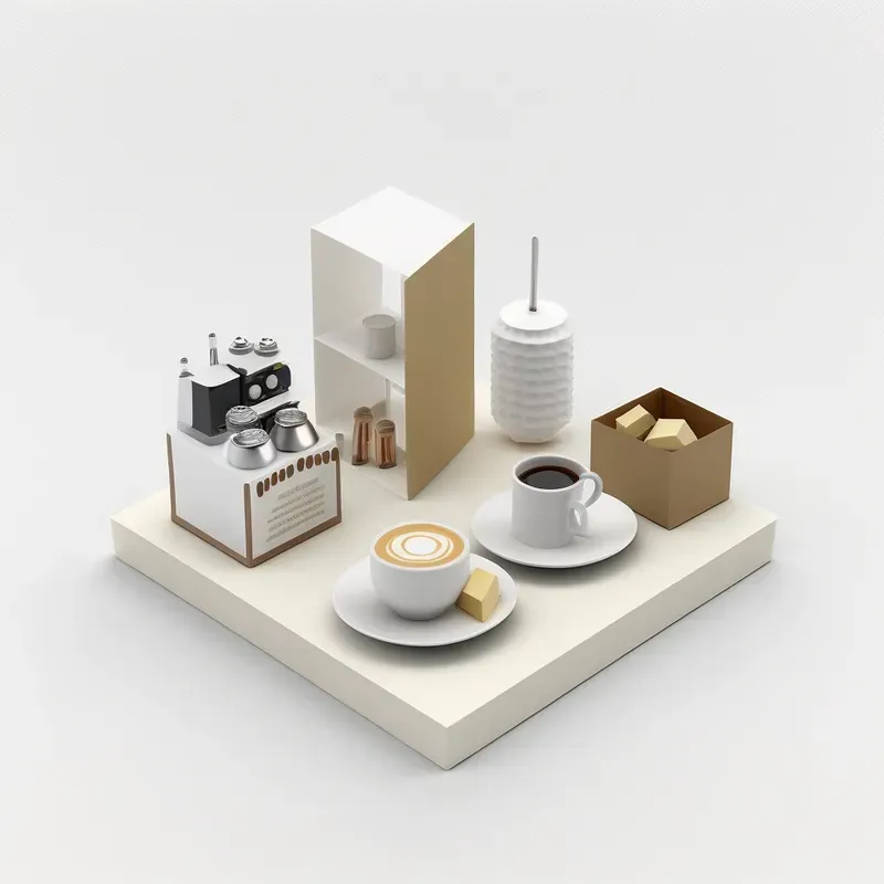 Minimalistic Food Set Ups