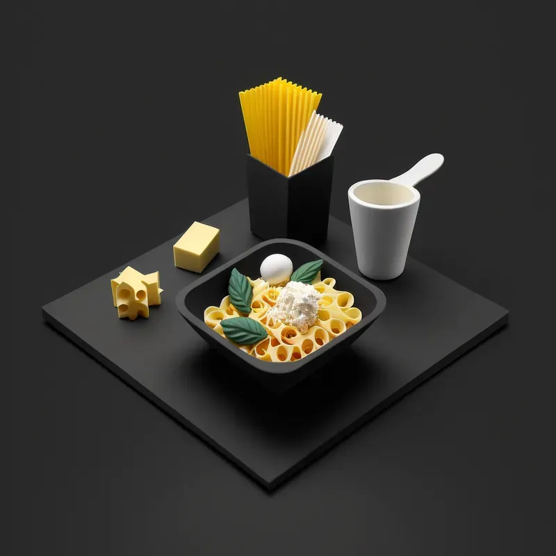 Minimalistic Food Set Ups