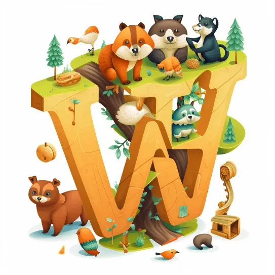 Cute Animal Letters