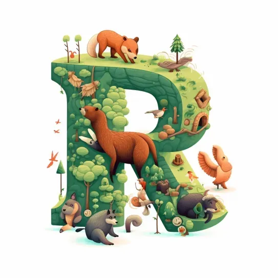 Cute Animal Letters