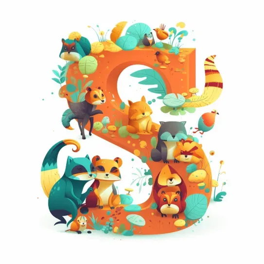Cute Animal Letters