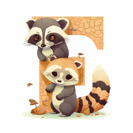 Cute Animal Letters