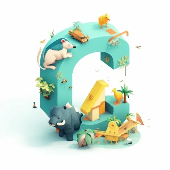 Cute Animal Letters