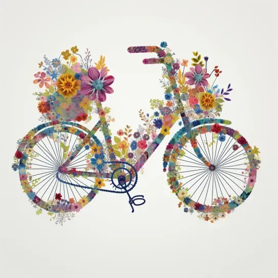 2D Flowery Illustrations