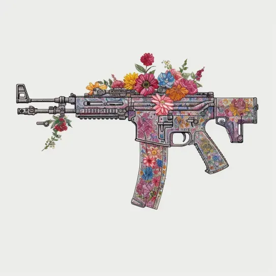 2D Flowery Illustrations