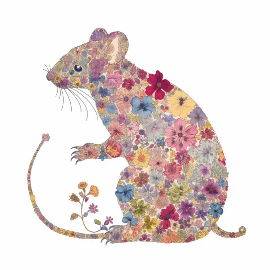 2D Flowery Illustrations