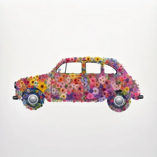 2D Flowery Illustrations