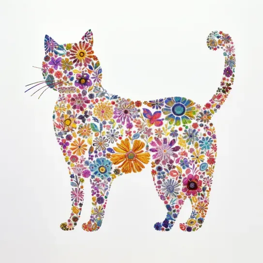 2D Flowery Illustrations