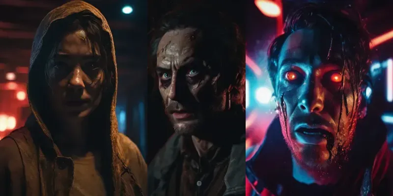 Horror Character Portraits generated by undefined