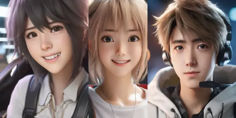 Digital Manga Characters generated by undefined