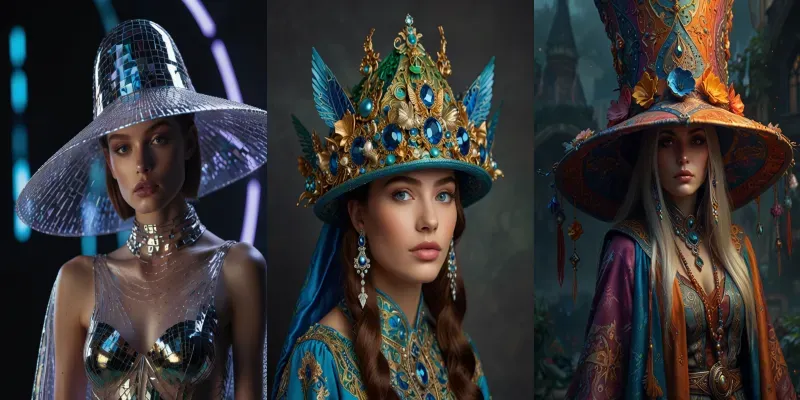Fantastical Hats For Women generated by undefined