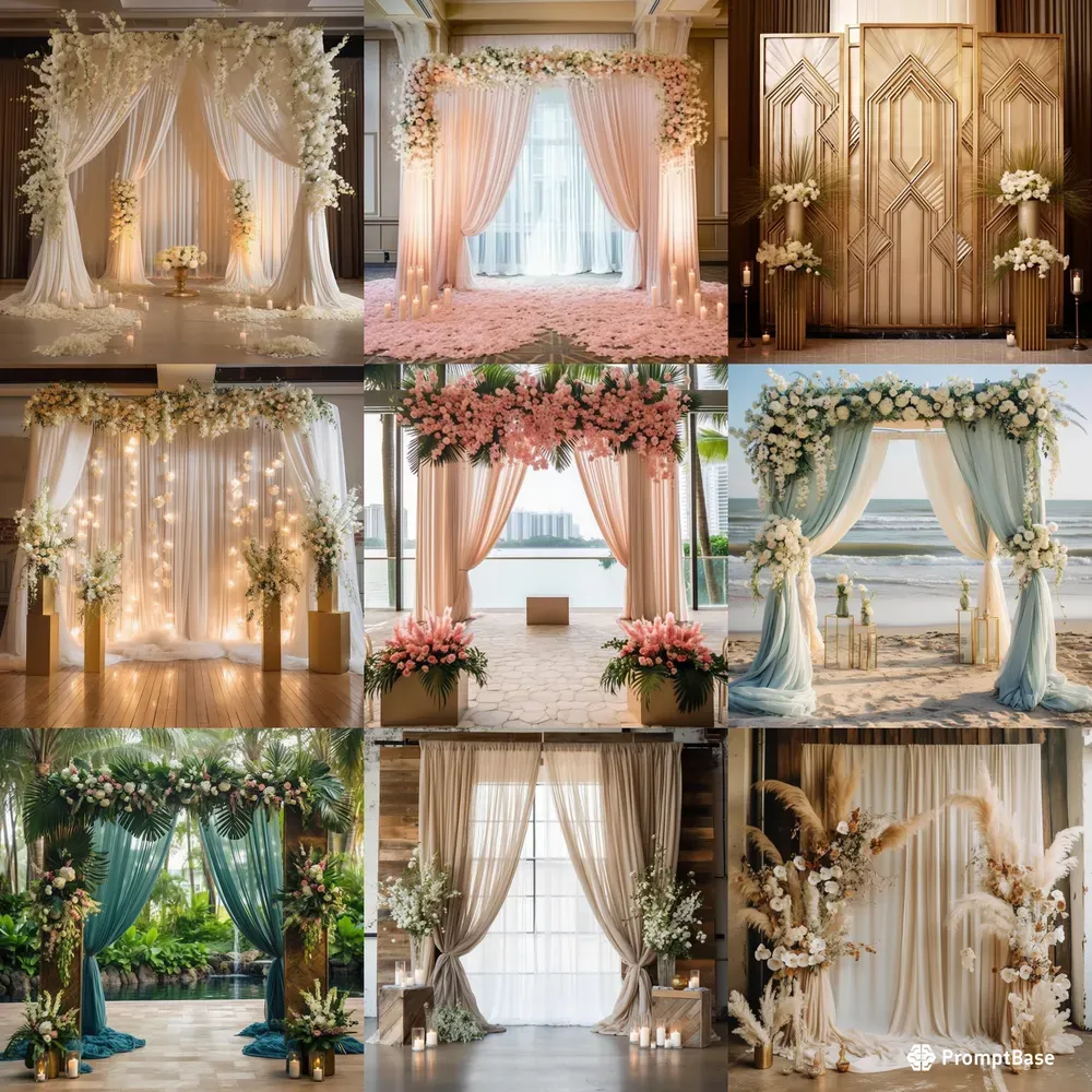Wedding Backdrop Designs