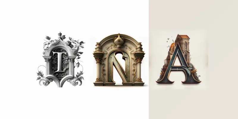 Letter Logos By Architectural Style generated by undefined