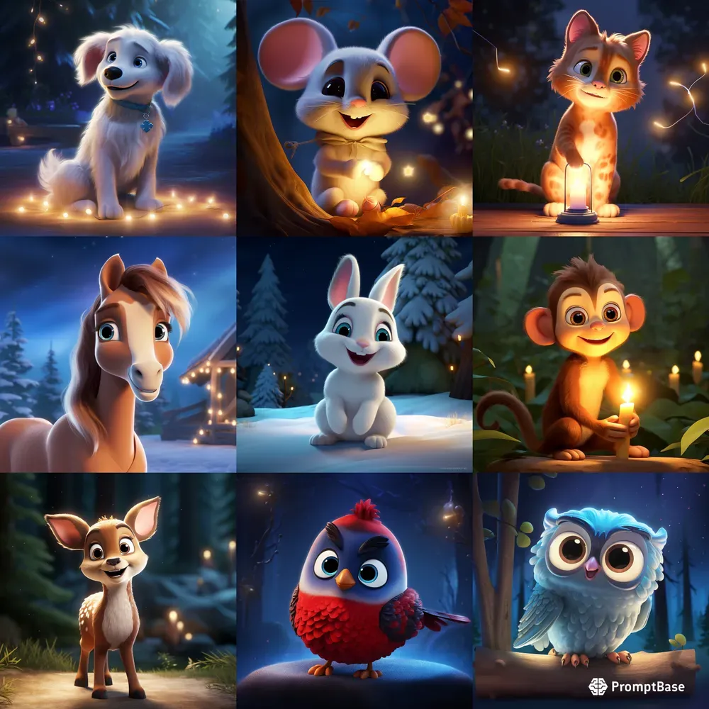 Cute Animated Disney Animals