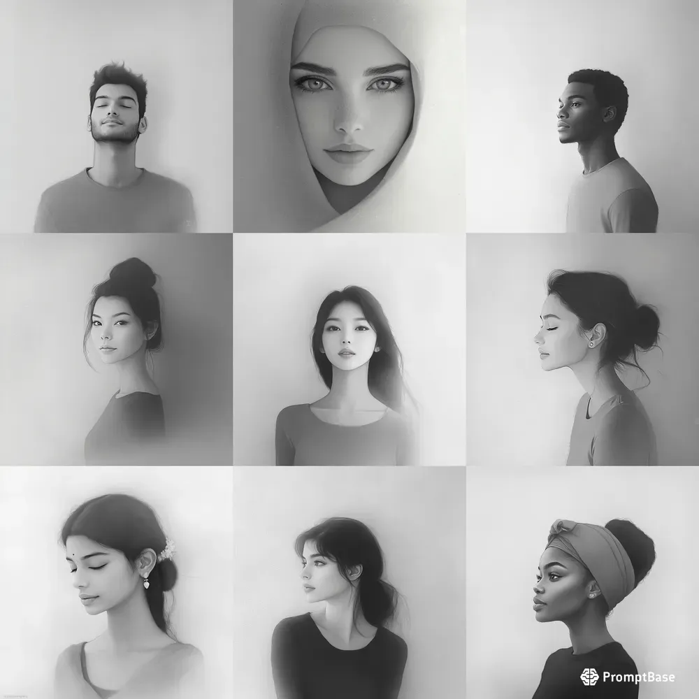 Realistic Pencil Sketch Portraits
