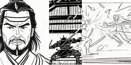 Line Art generated by midjourney