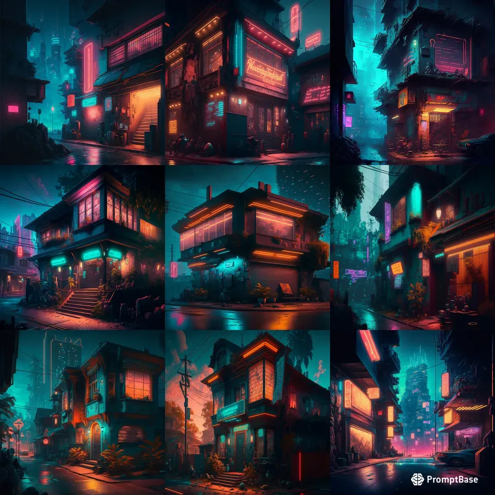 Cyberpunk Futuristic Streets