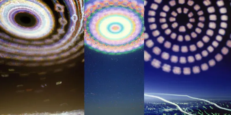 Alien Light Show Images generated by undefined