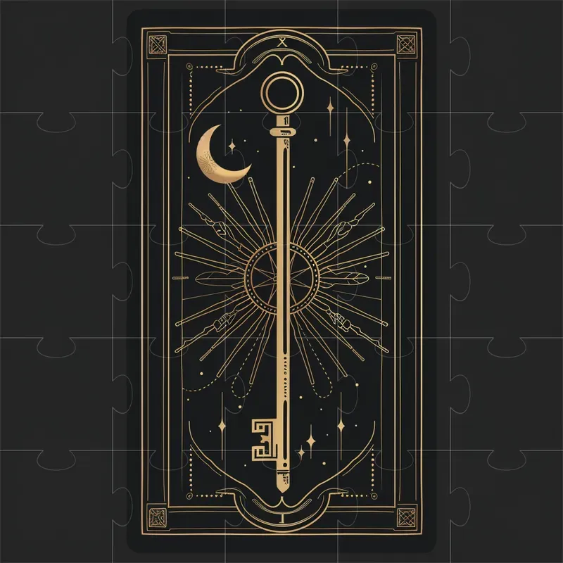 Minimalistic Tarot Card Illustrations