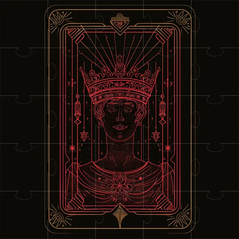 Minimalistic Tarot Card Illustrations