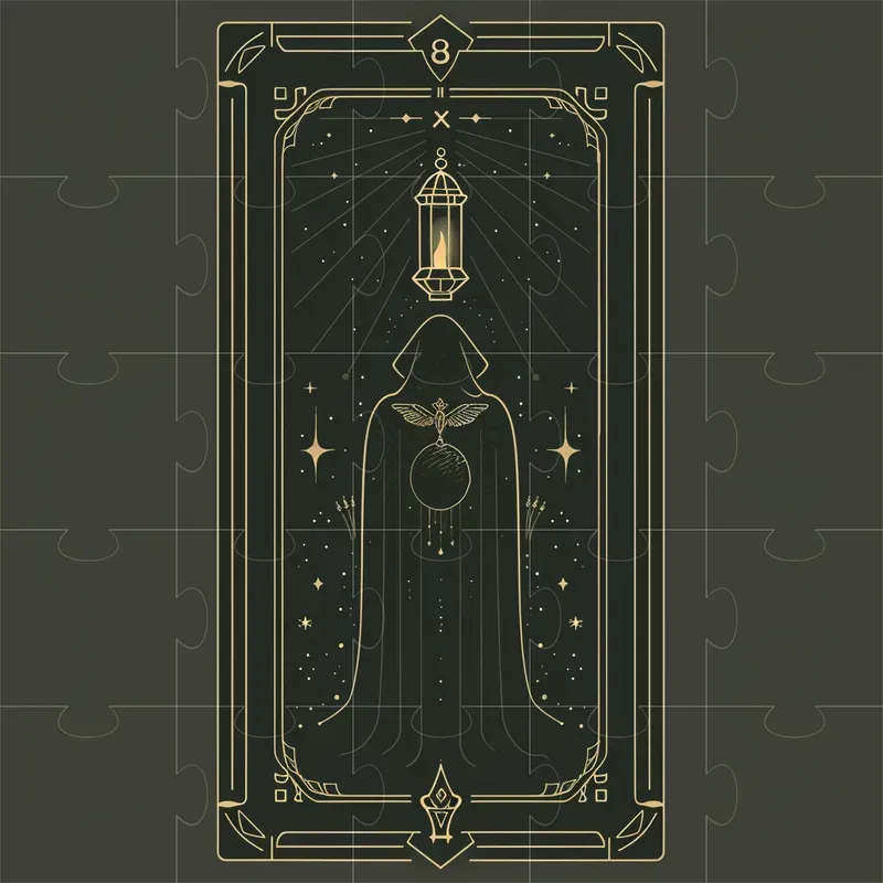 Minimalistic Tarot Card Illustrations