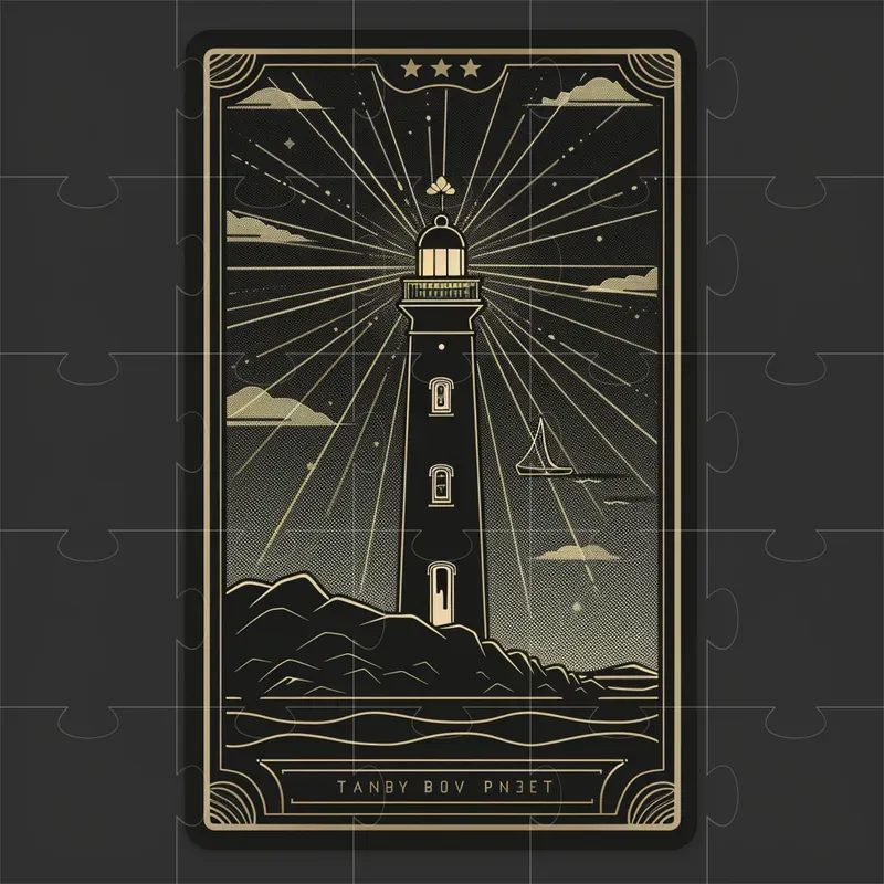 Minimalistic Tarot Card Illustrations