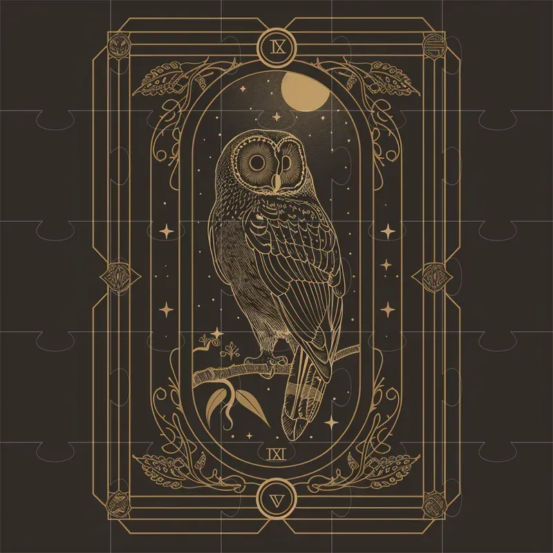 Minimalistic Tarot Card Illustrations