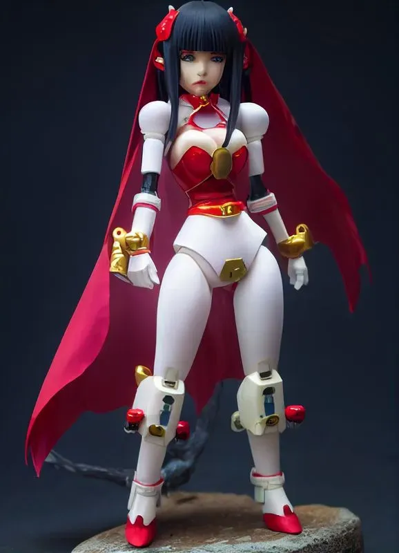 Mini Anime Robot Figurine
