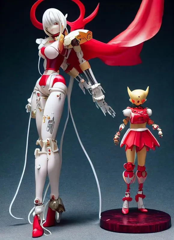 Mini Anime Robot Figurine