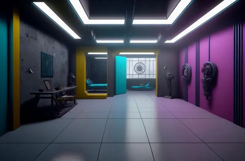 Epic Spooky Lit Interiors
