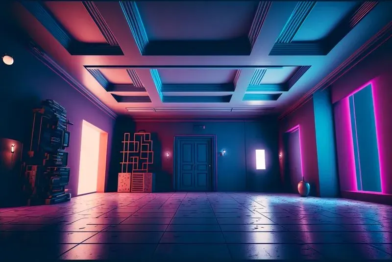 Epic Spooky Lit Interiors