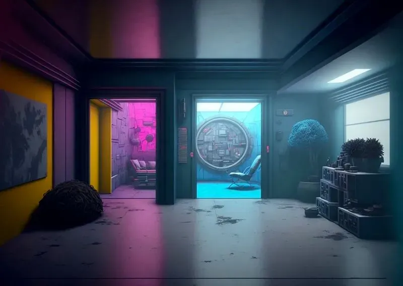Epic Spooky Lit Interiors