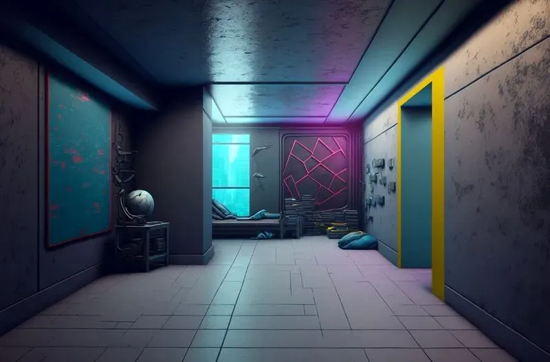 Epic Spooky Lit Interiors