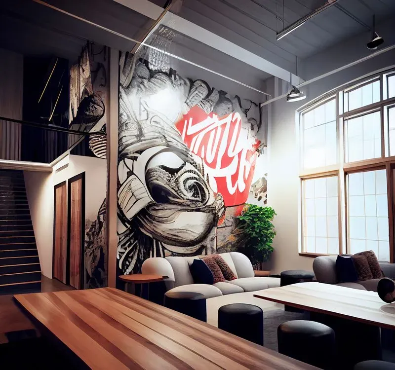 Urban Street Art Interior Designs