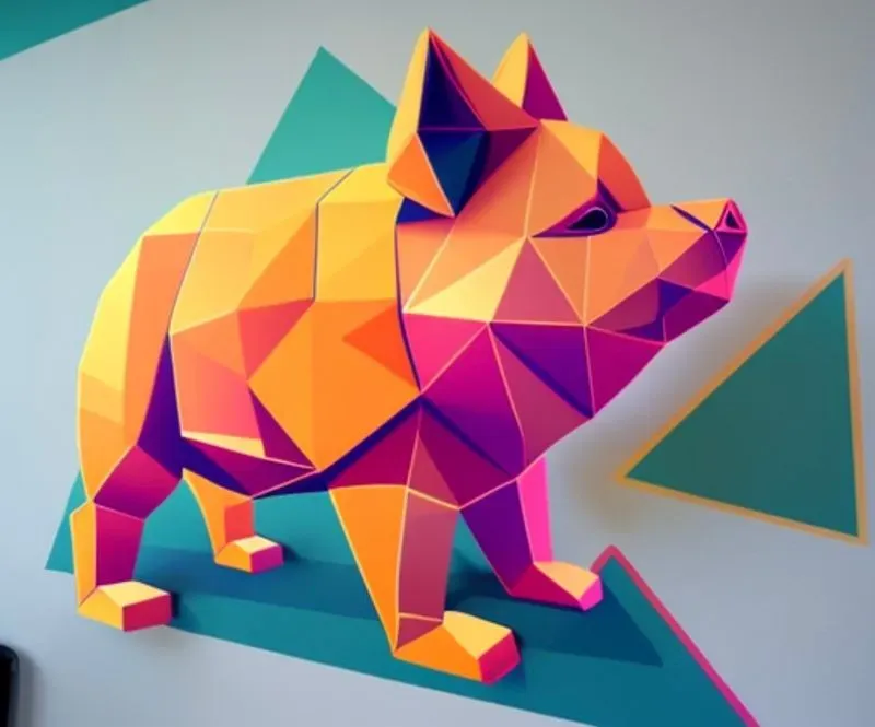 Geometric 3D Vector Shapes