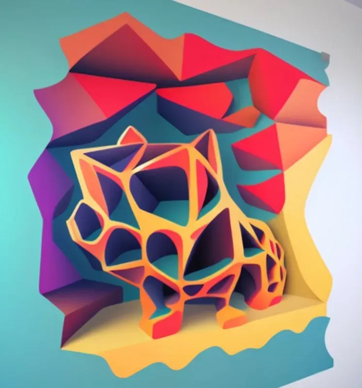 Geometric 3D Vector Shapes