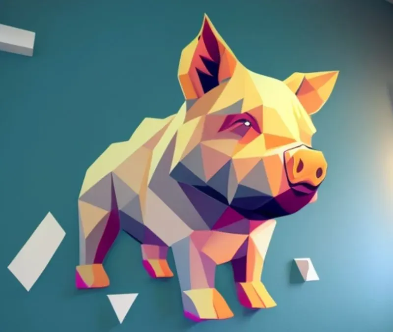 Geometric 3D Vector Shapes