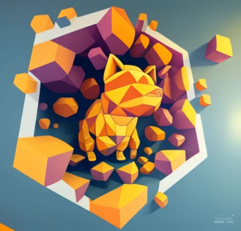 Geometric 3D Vector Shapes