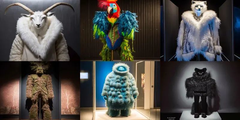 High Fashion Furry Costumes generated by undefined