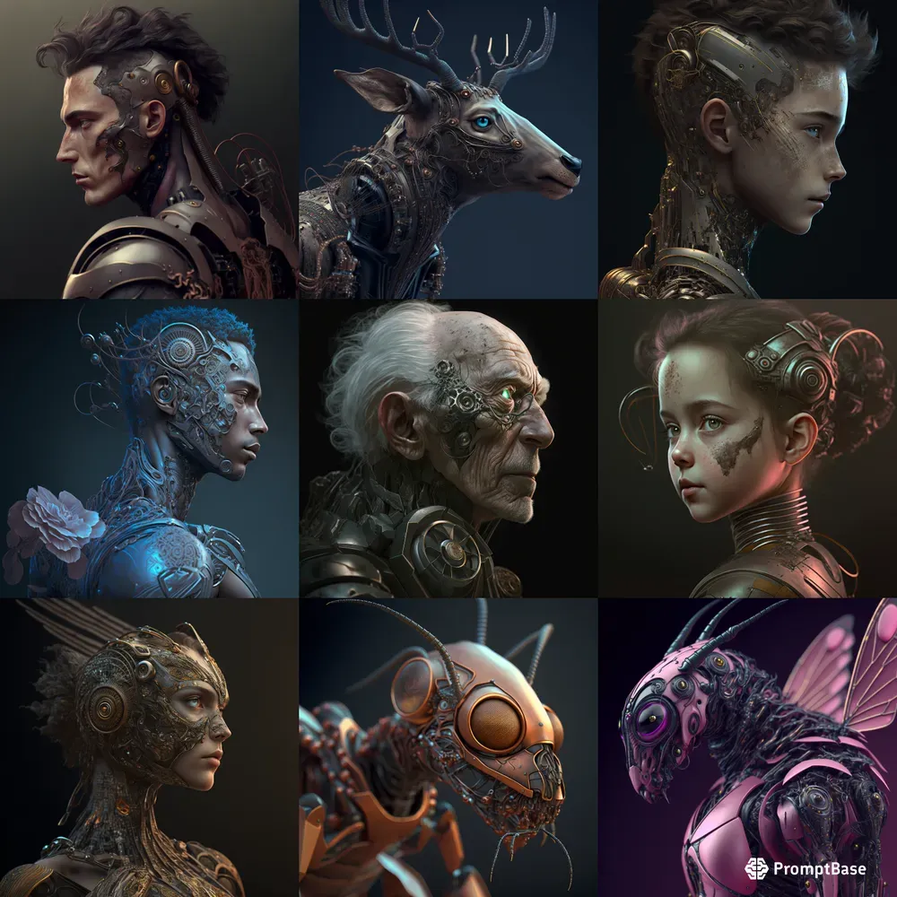 Robot Character Avatars